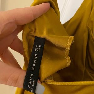 Mustard Yellow Zara Slip Dress